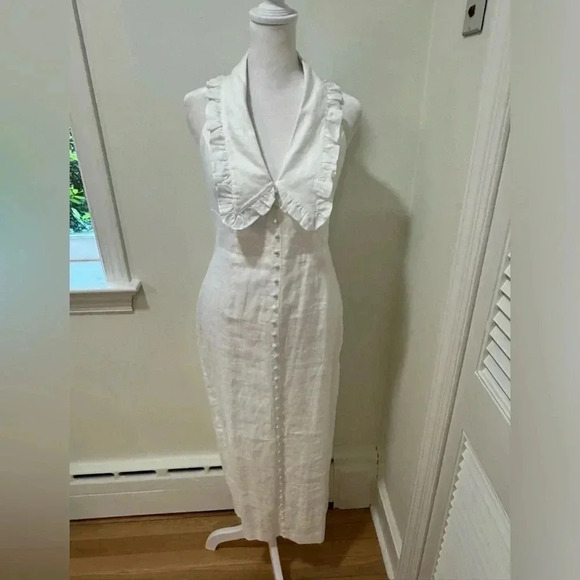 NWT Joslin Sleeveless Button-Detail Midi Dress size S - Picture 5 of 13